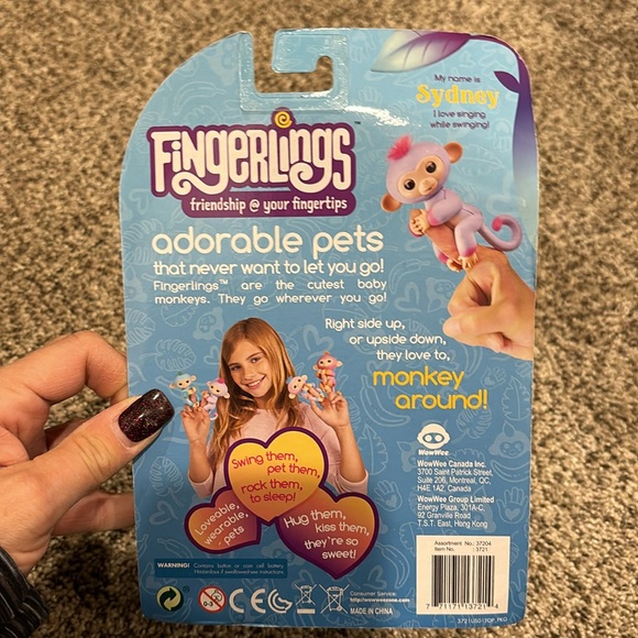 Fingerling toy baby monkey Sydney NIP - Picture 3 of 3